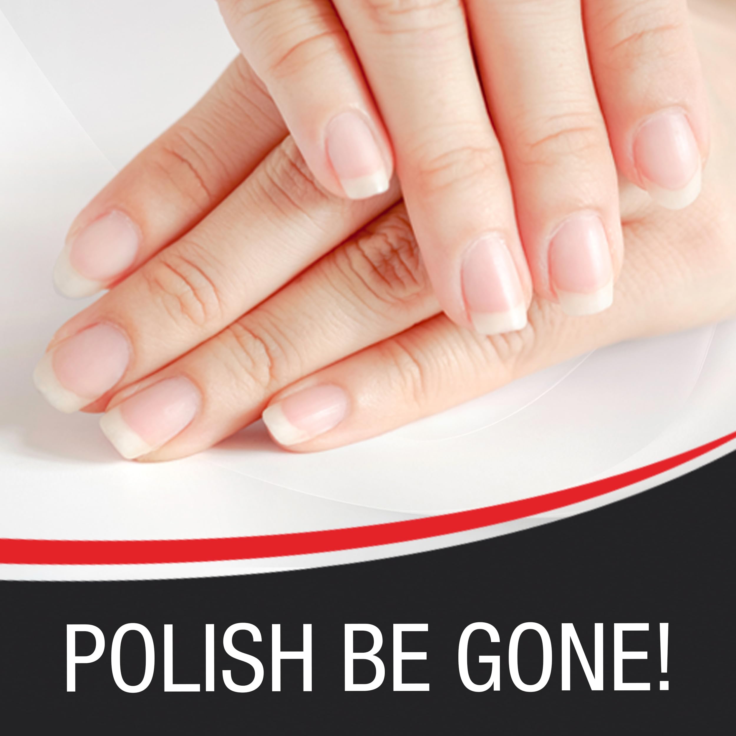 SuperNail remover packaging close-up highlighting 4 oz size and effectiveness.