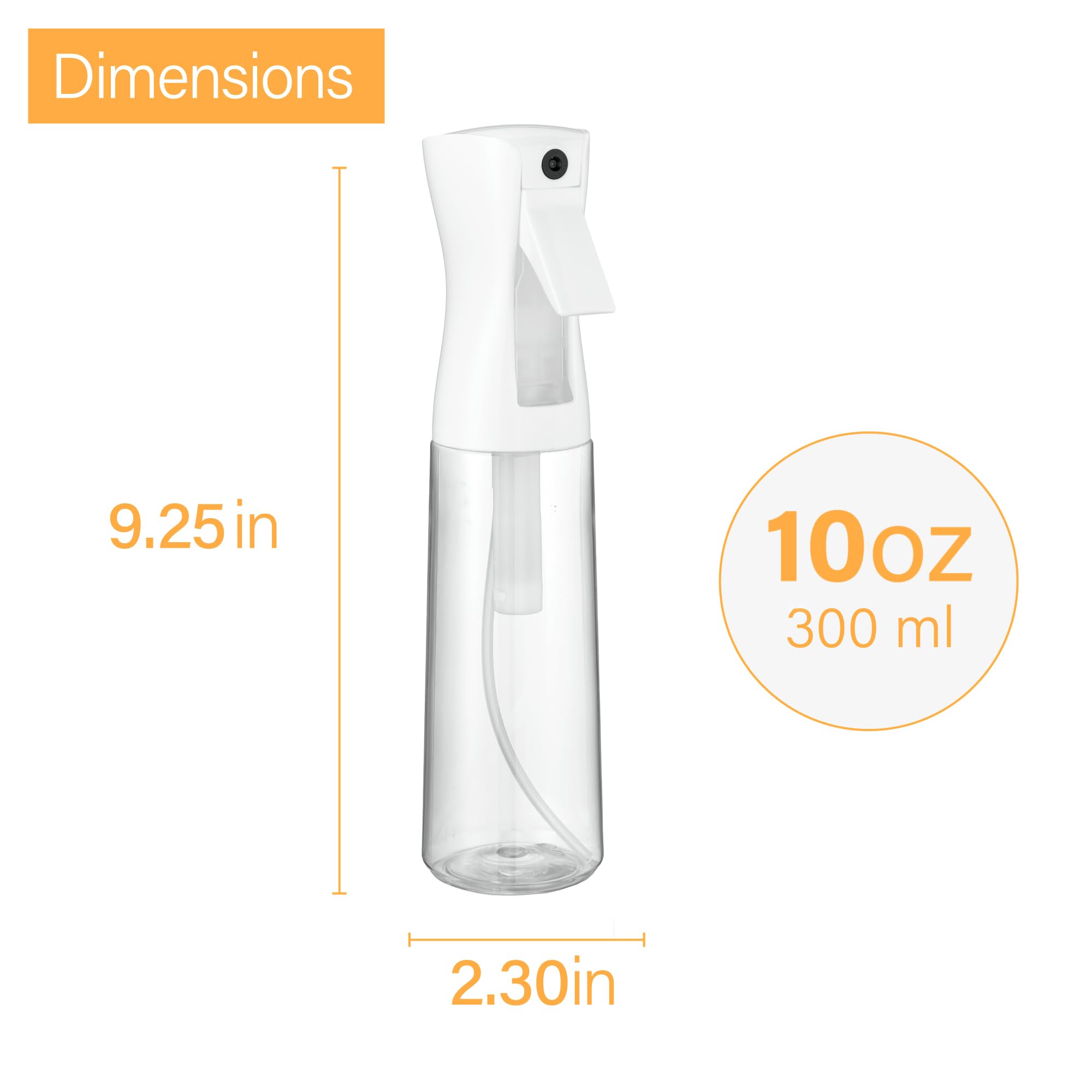 SUPER+ hair water bottle spray mister for lightweight hair hydration between steps.