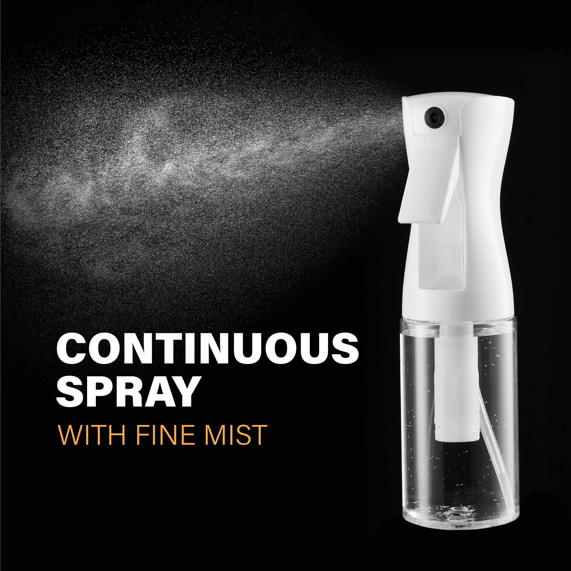 SUPER+ water-spray-bottle-for-hair refreshes strands without oversaturation.