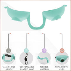 Super Sunnies EVO Flex correa ajustable ergonómica para ajuste seguro.