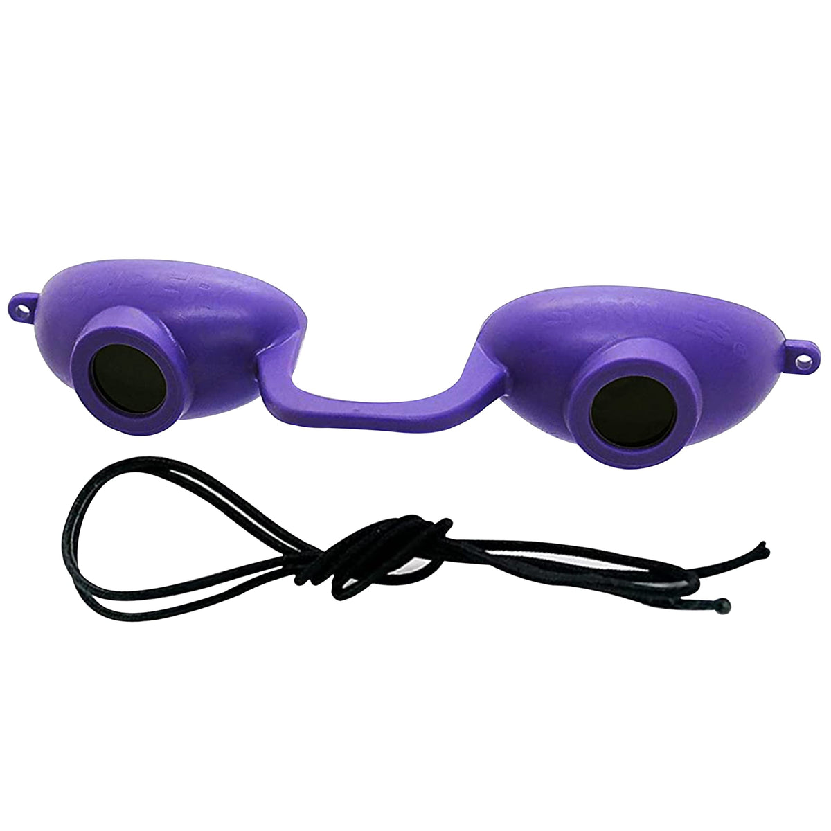 Super Sunnies Evo flexible UV eye protection goggles for tanning bed sessions.