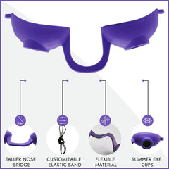 Super Sunnies Slim eyecups deliver comfortable eyeshields during tanning sessions.
