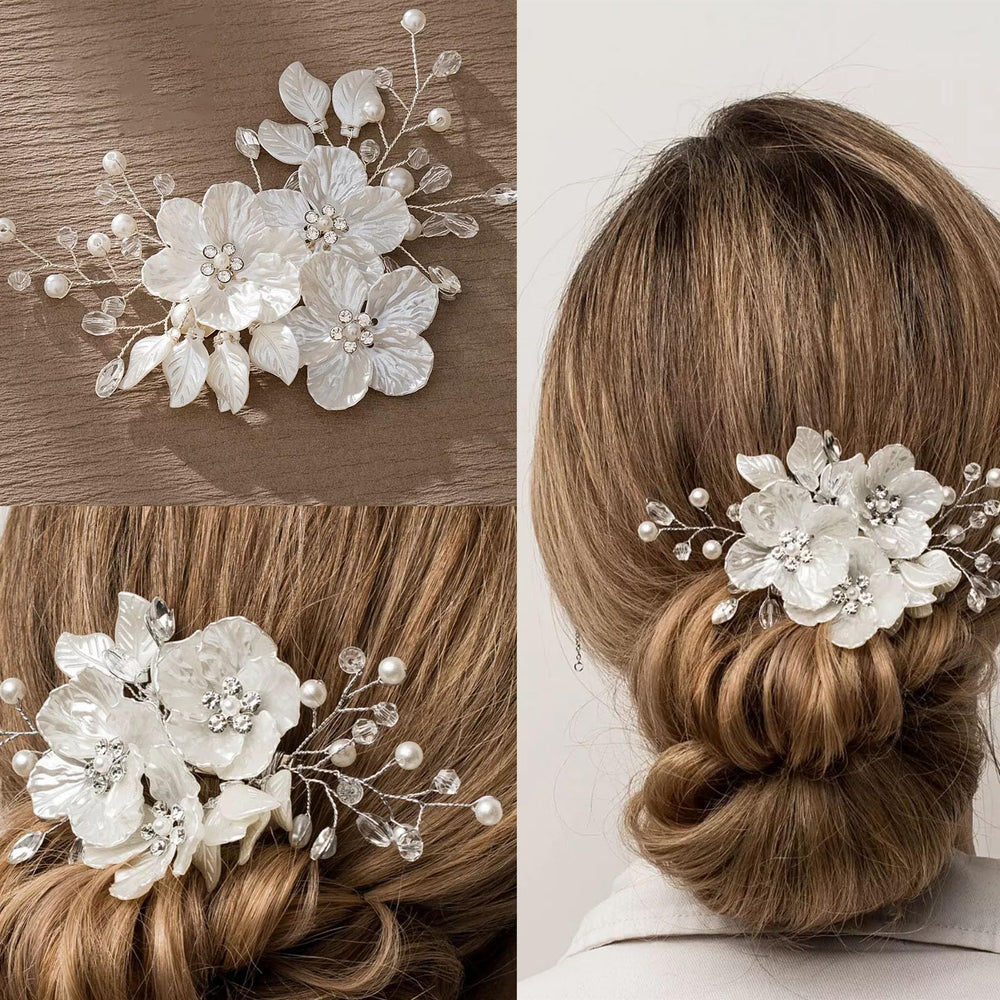 Supgoodom bride hair clip focal accessory for timeless bridal elegance