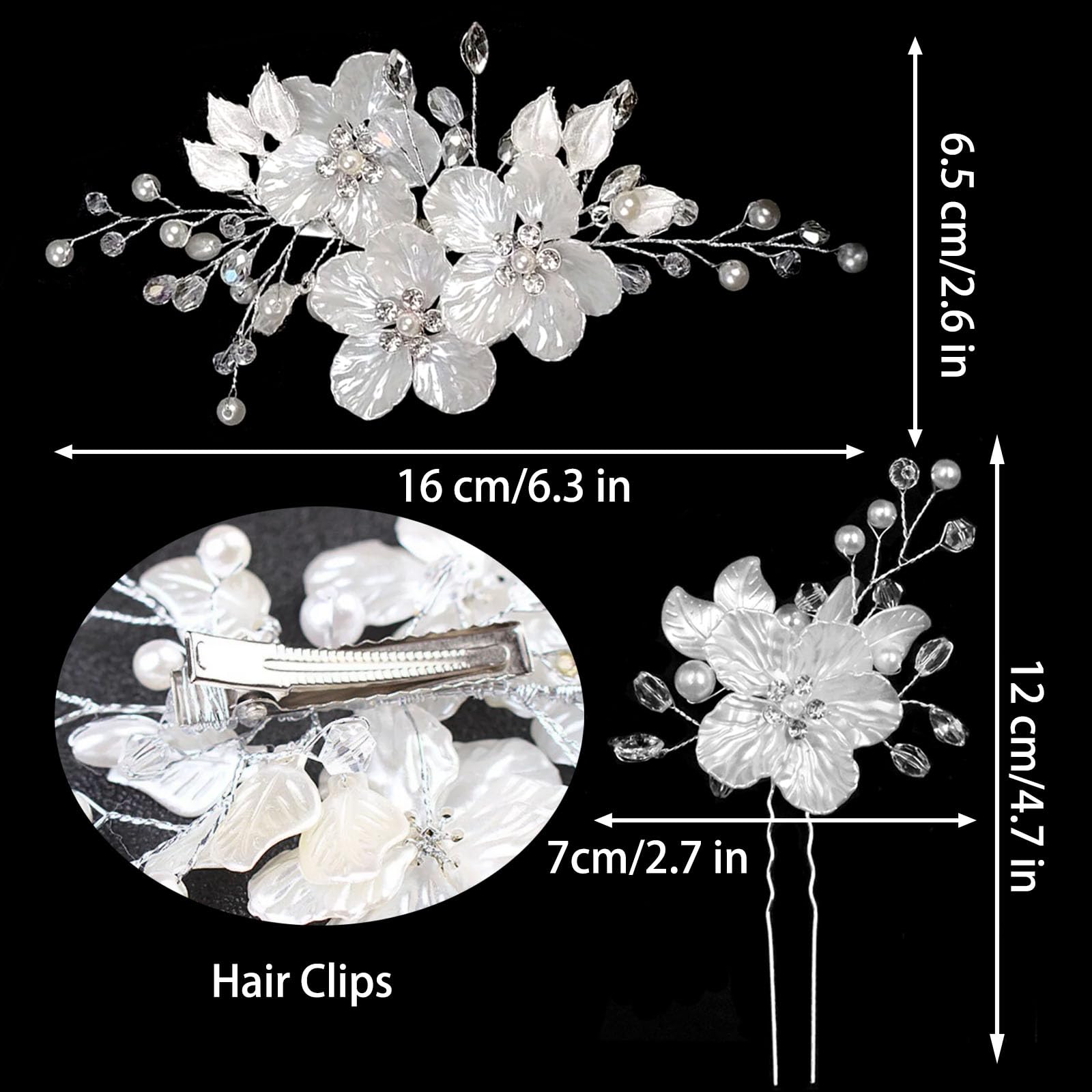 Supgoodom wedding hair pins set secure grip to hold updos