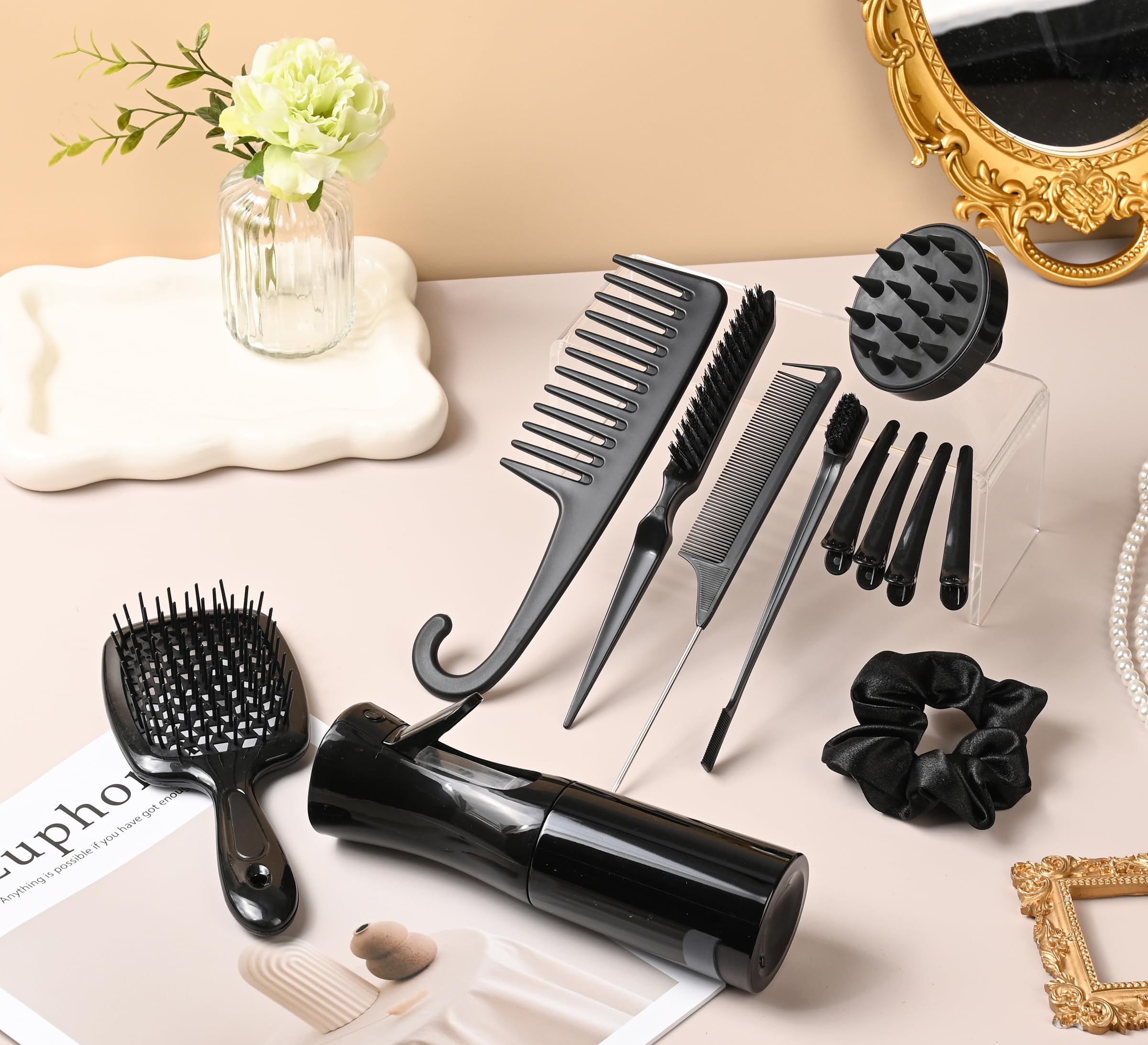 SUPHOUSE baby hair brush offering gentle care for delicate strands.