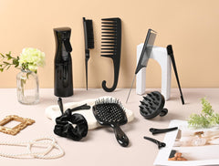 SUPHOUSE rat tail comb for precise parting and gentle detangling.