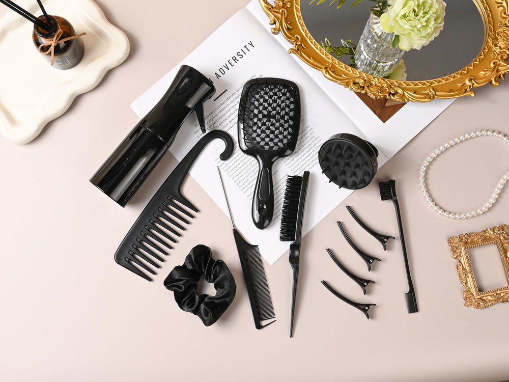 SUPHOUSE spray bottle ensures even distribution of styling products.