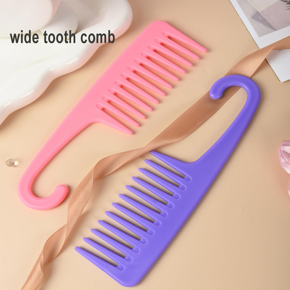 SUPHOUSE wide tooth comb for tangle-free detangling on wet or dry hair.