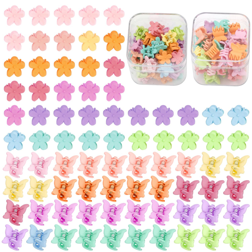 SuPoo flower clip in multi-color for quick, stylish daily hairstyles.