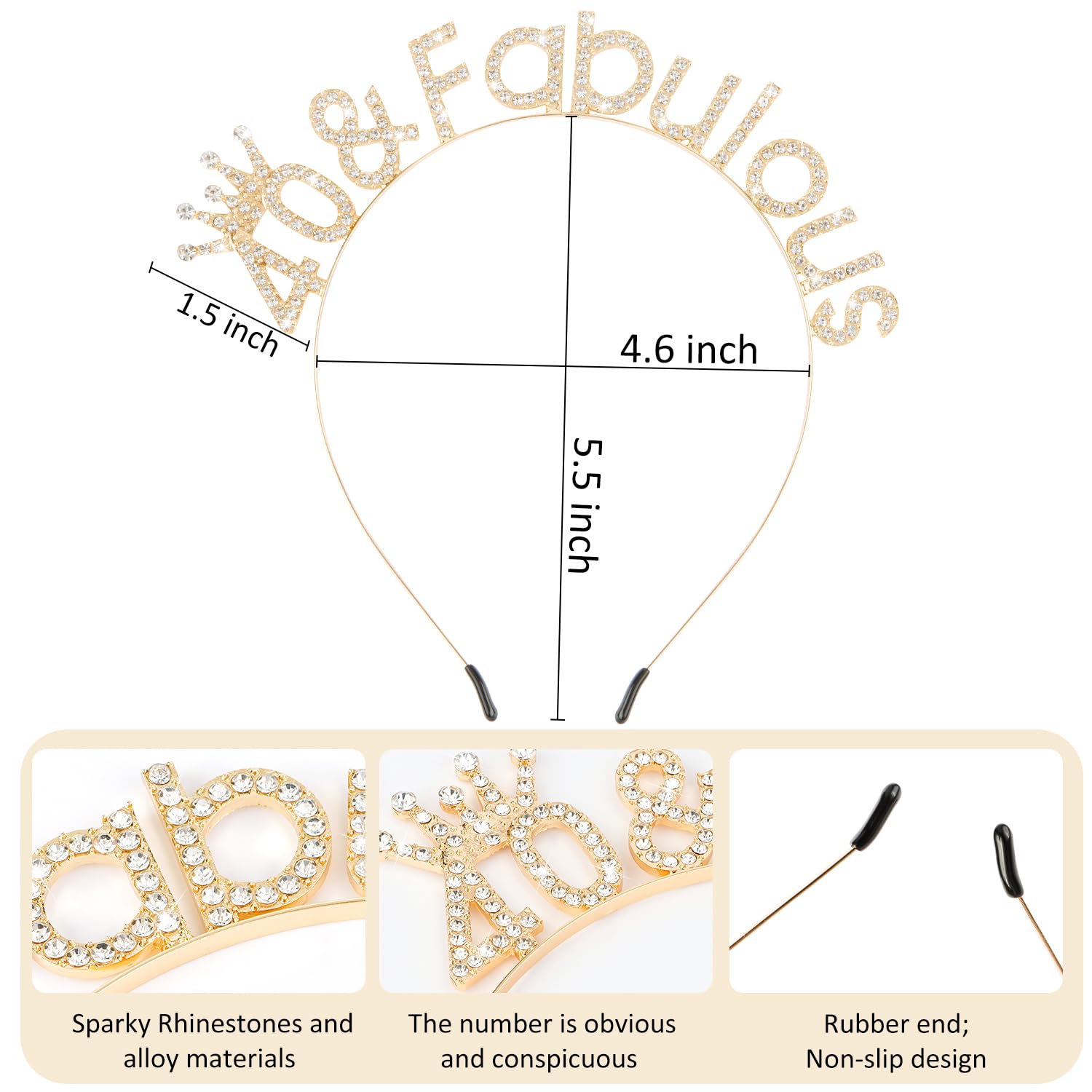 Gorgeous SuPoo crown design enhancing party outfits and photos.
