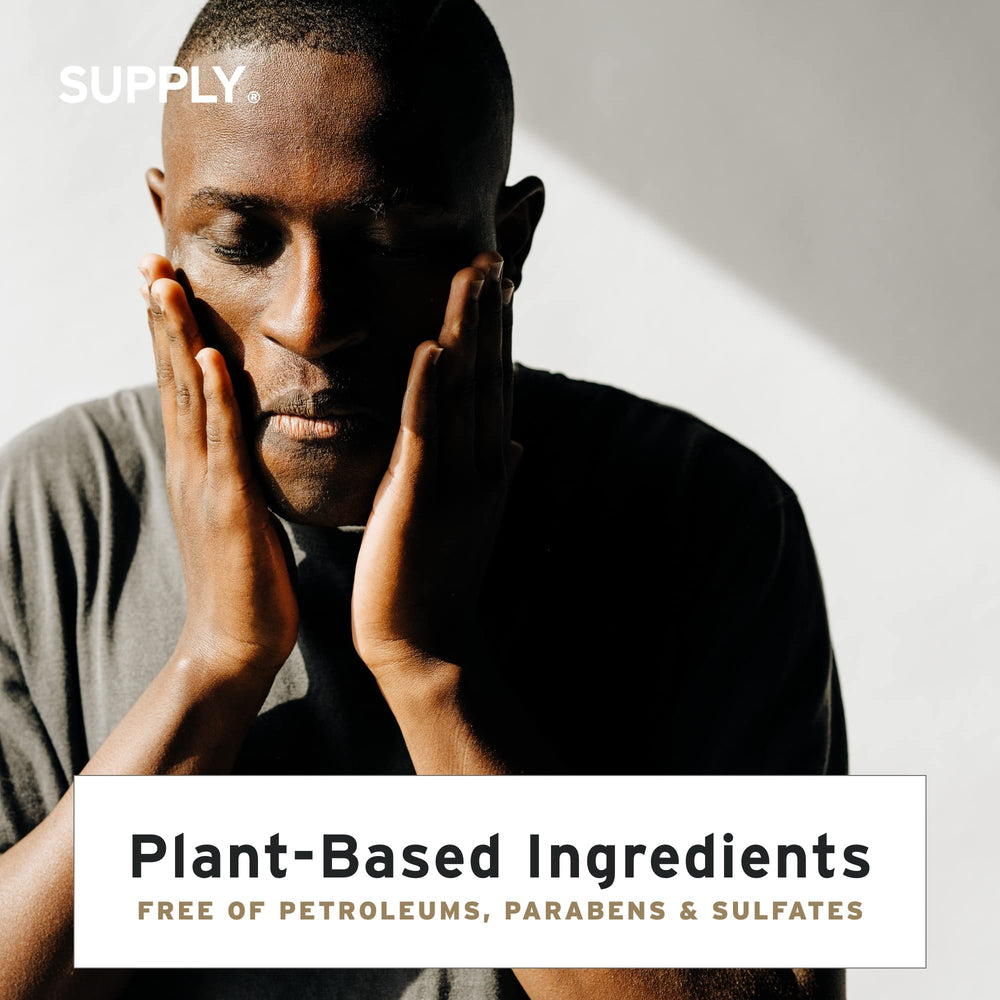 SUPPLY Healing Post Shave uses aloe and witch hazel to soothe skin.