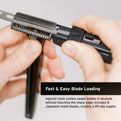 SUPPLY SE stainless steel blades for a precise shave
