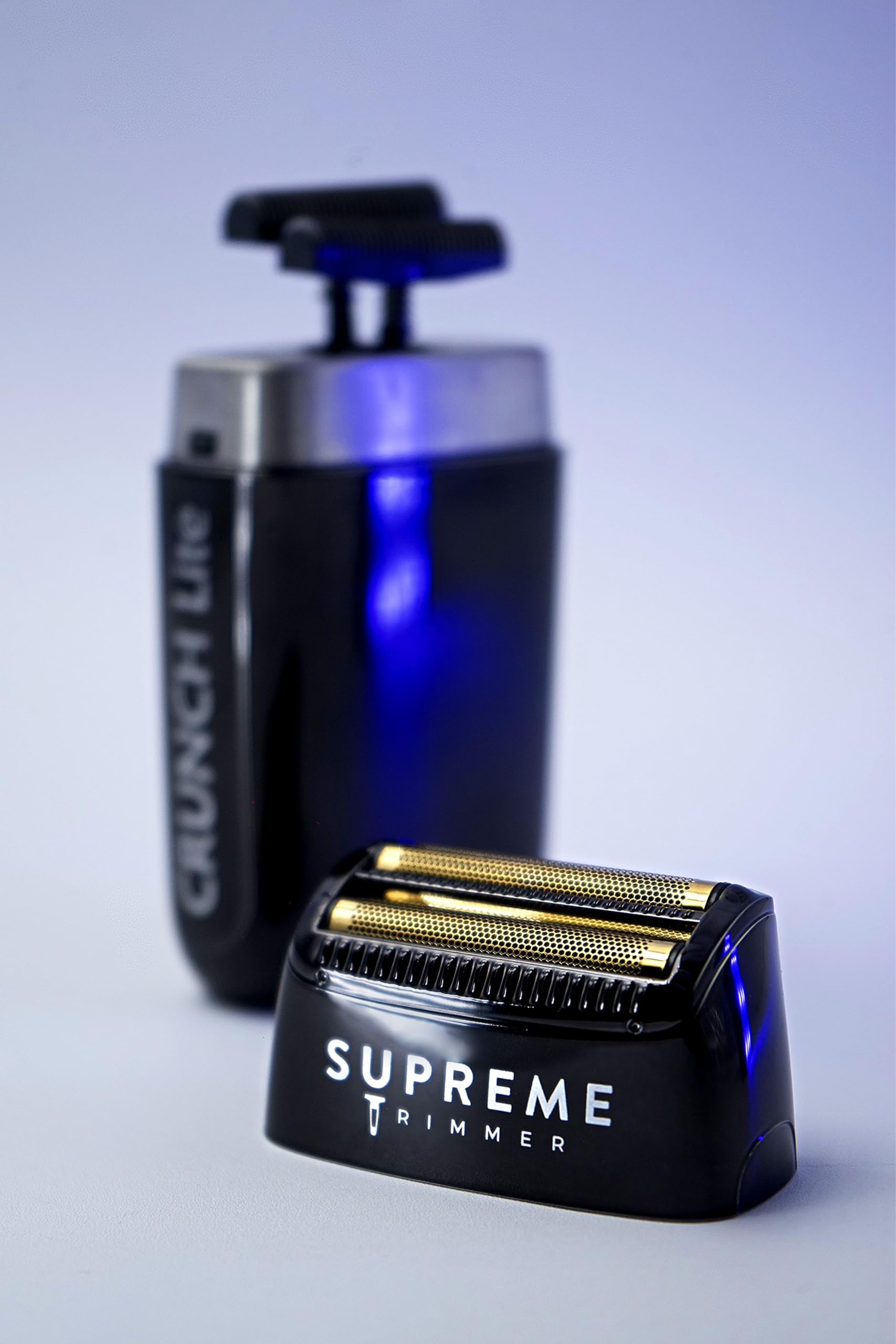 Macro shot of Supreme Trimmer SB55 texture revealing smooth finish that reduces friction