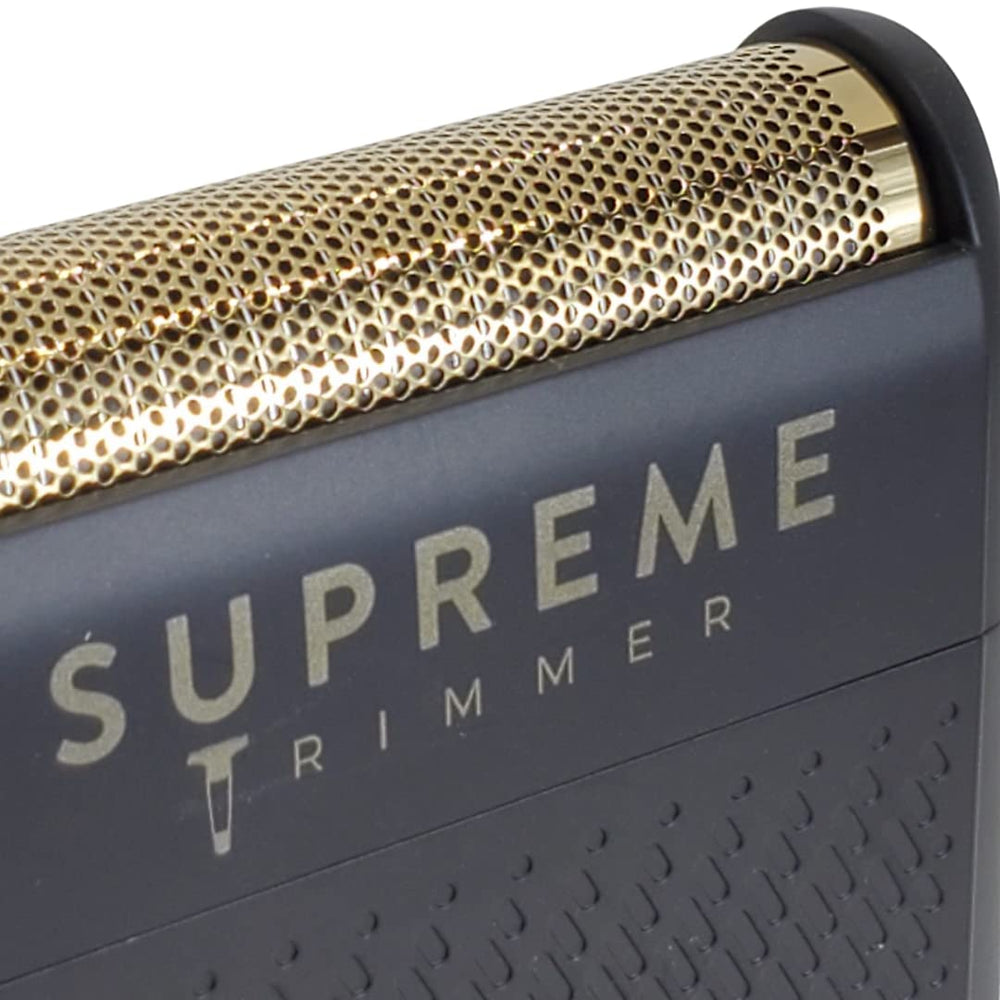 Supreme Trimmer Solo cleaning brush included for easy maintenance.