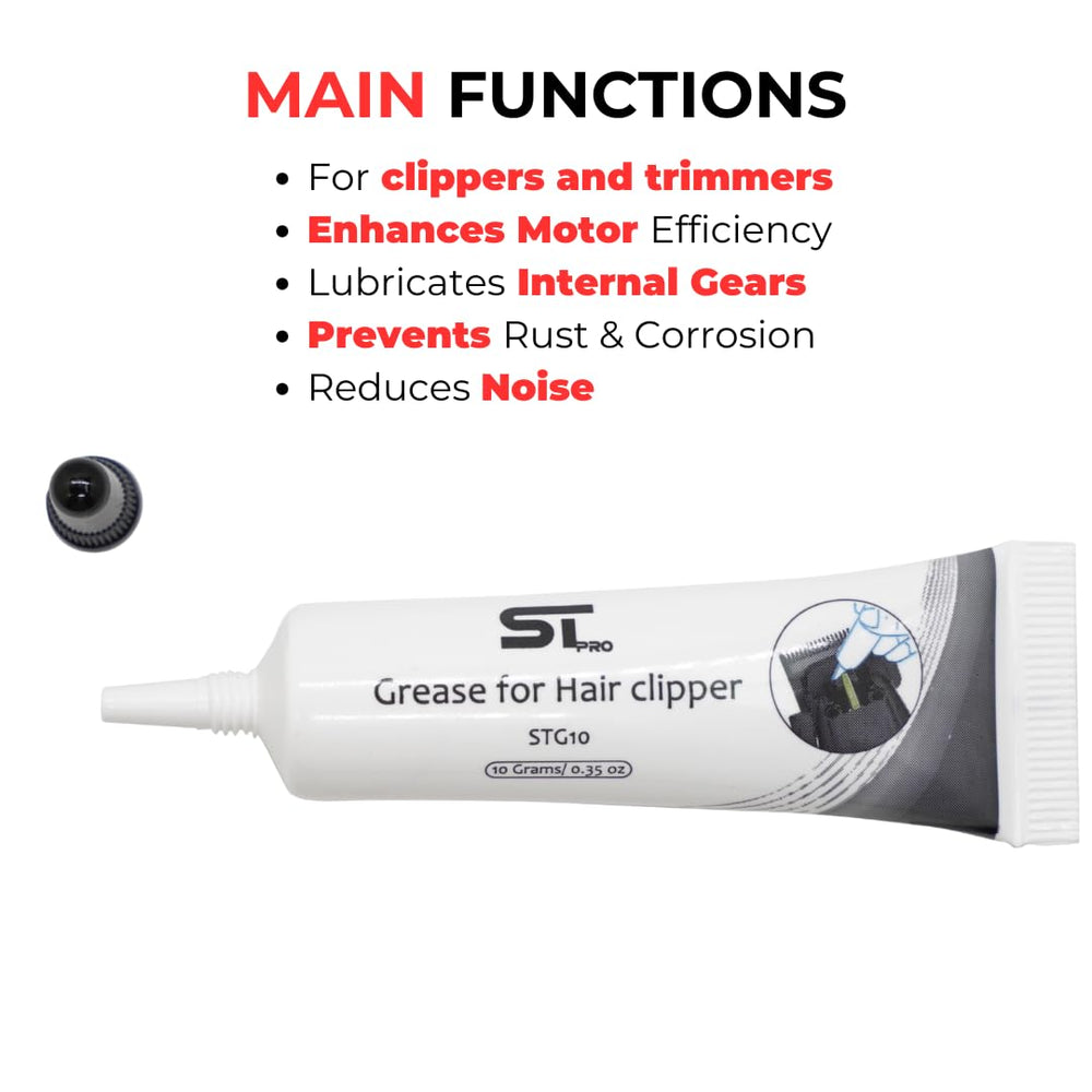 Supreme Trimmer STG10 gear-cavities-maintenance shows easy re-lubrication for longevity