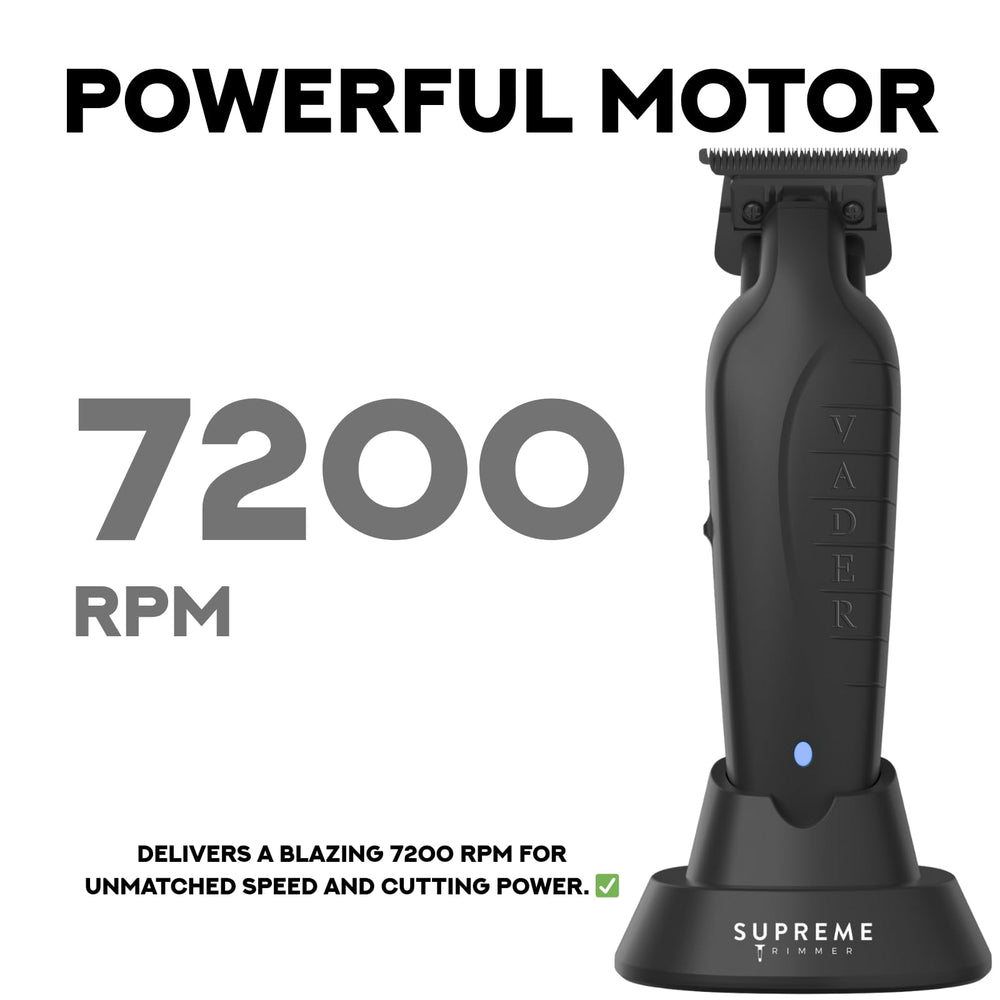Supreme Trimmer Vader ST3778 USB-C charging for quick top-ups
