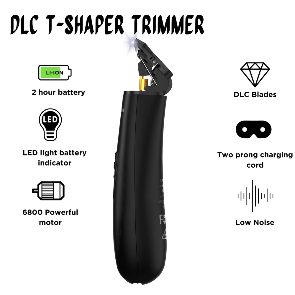 Supreme Trimmer DLC blade closeup showing zero-gap edge for precise, snag-free detailing
