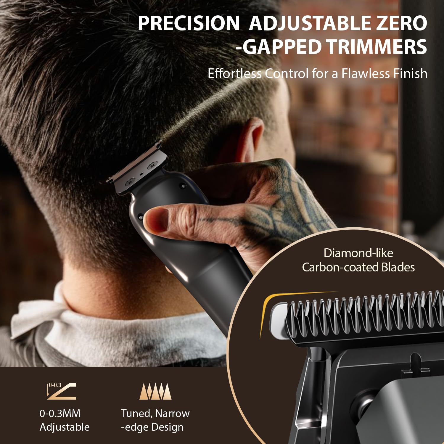 SUPRENT six-piece magnetic combs for versatile fades and lengths.