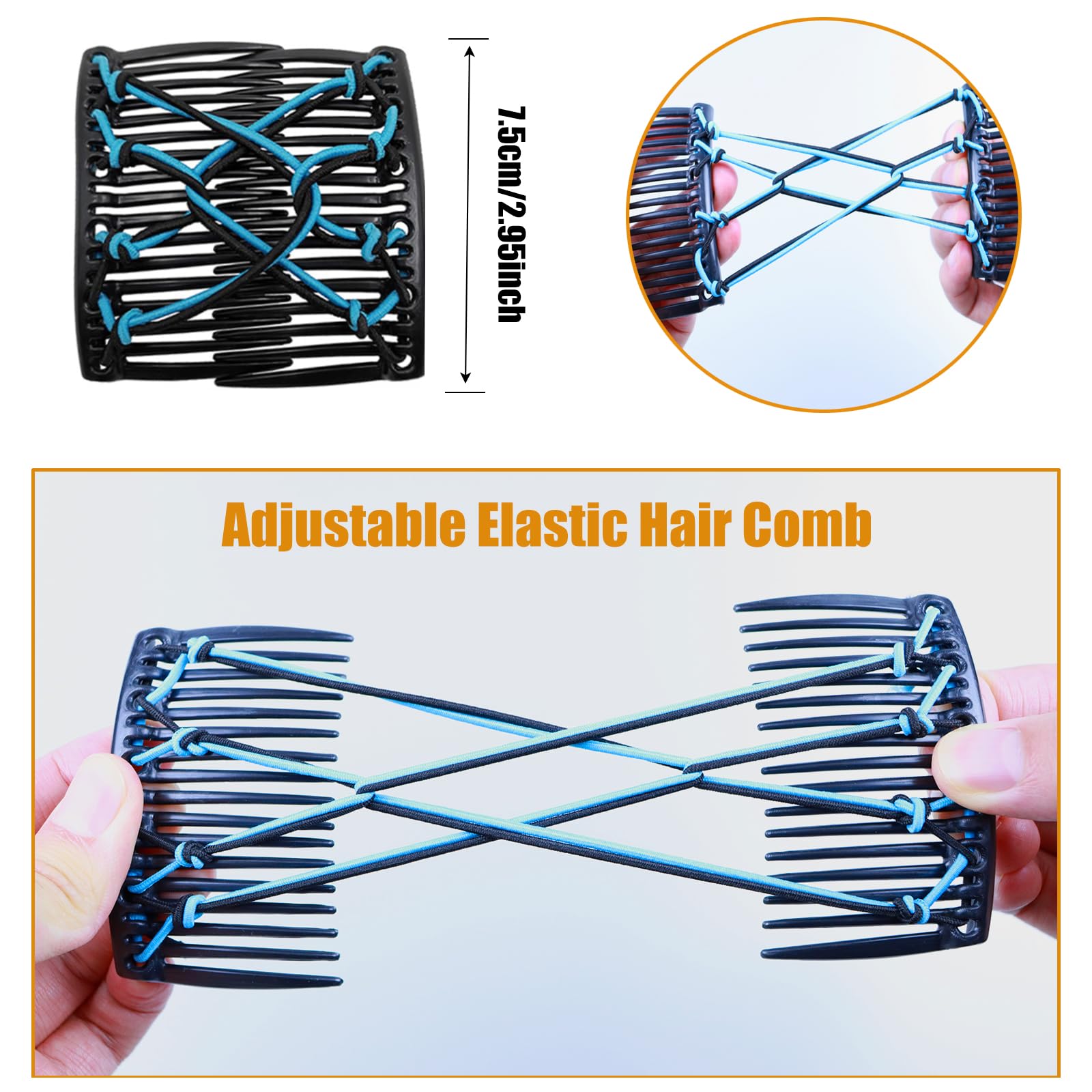 Suptizizkz ponytail bun styling clip—quick updos with no snag.