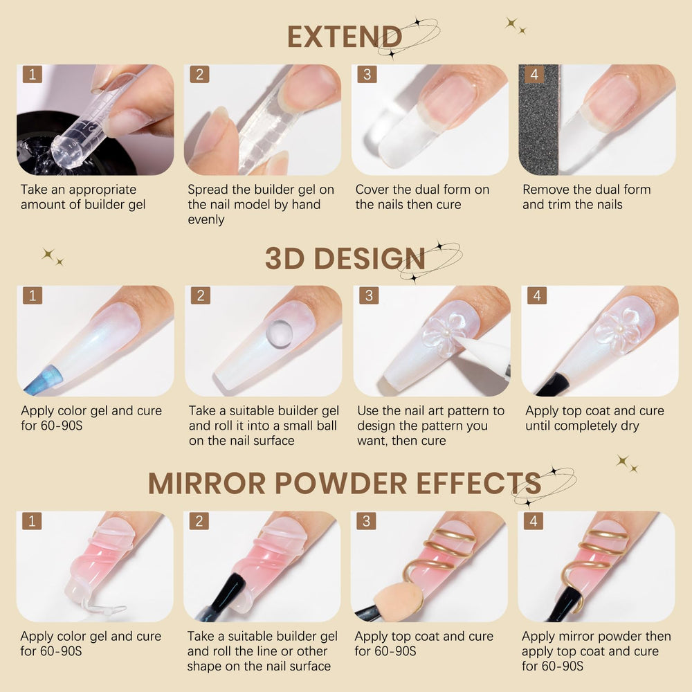 Home manicure setup with all-in-one SUPWEE kit.