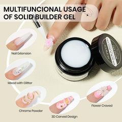 SUPWEE moldes de silicona para extender uñas con precisión
