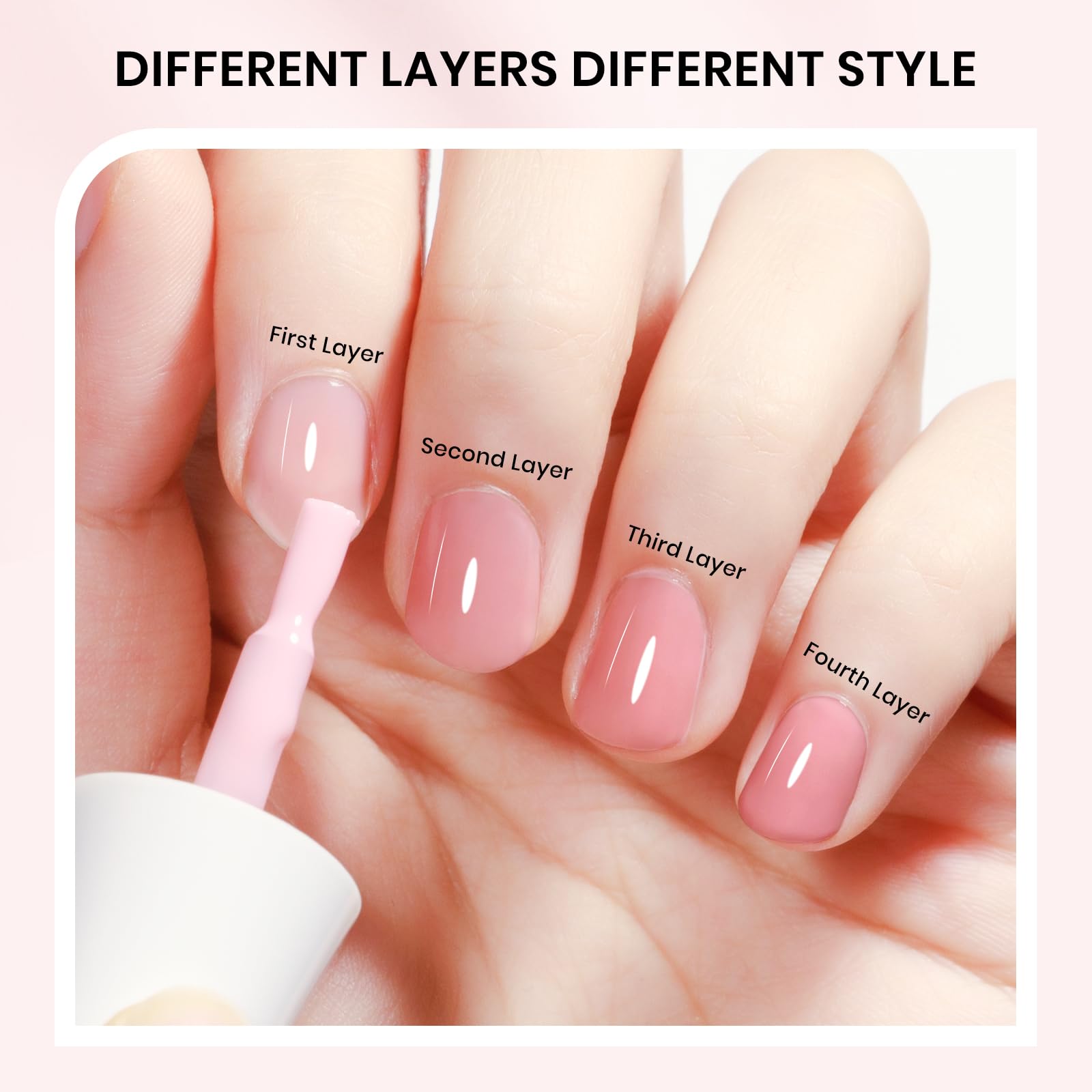 SUPWEE ridge filling creates a smoother nail surface.