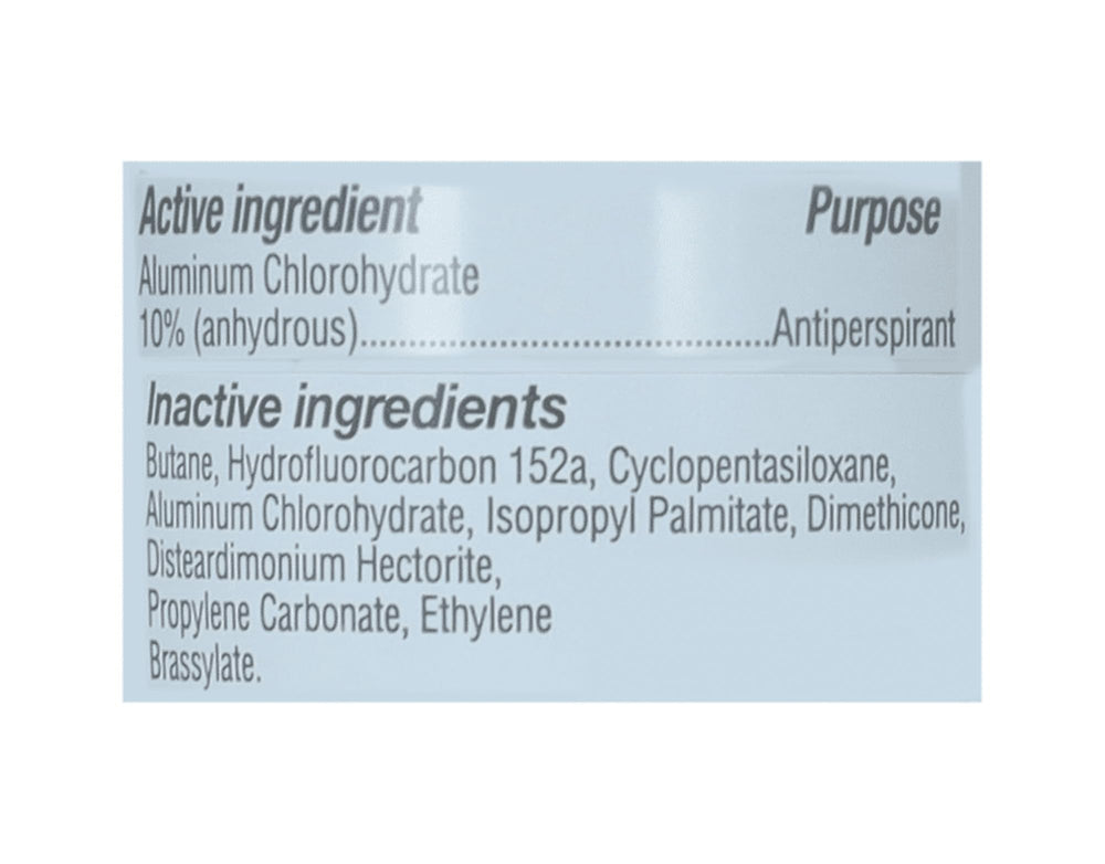 Sure unscented aerosol deodorant six-pack for long-lasting use