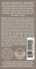 Surface Awaken Therapeutic Treatment scalp application being massaged into the scalp for nourishment.