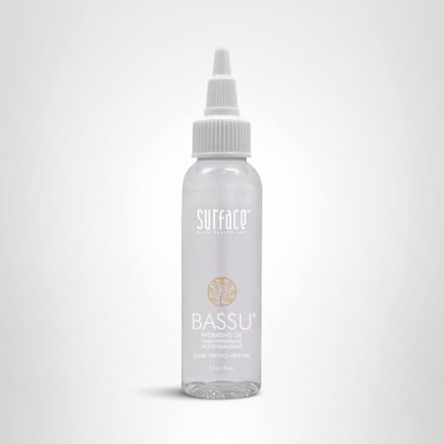 Ingredients label of Bassu Hydrating Oil: Babassu, Moringa, Aloe, Flax benefits