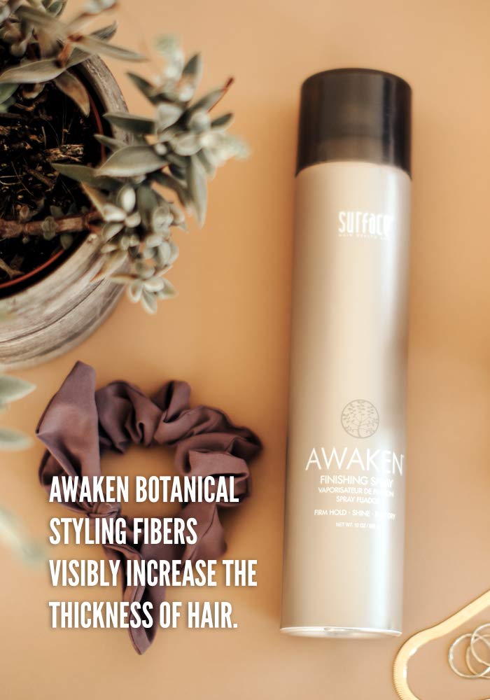 SURFACE Hair Awaken spray mist on hair for even distribution