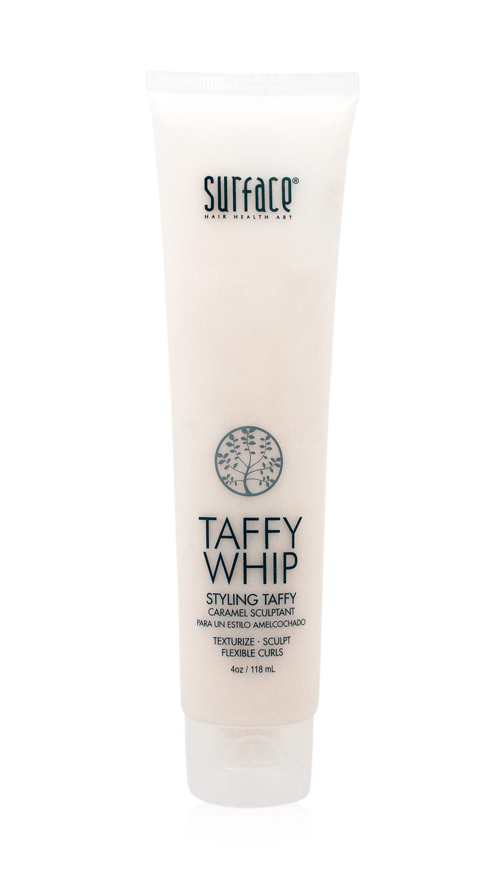 Surface Hair Taffy Whip bottle pour offers flexible hold for all hair types.