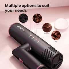 Surfit 110k RPM motor enables rapid, precise drying.