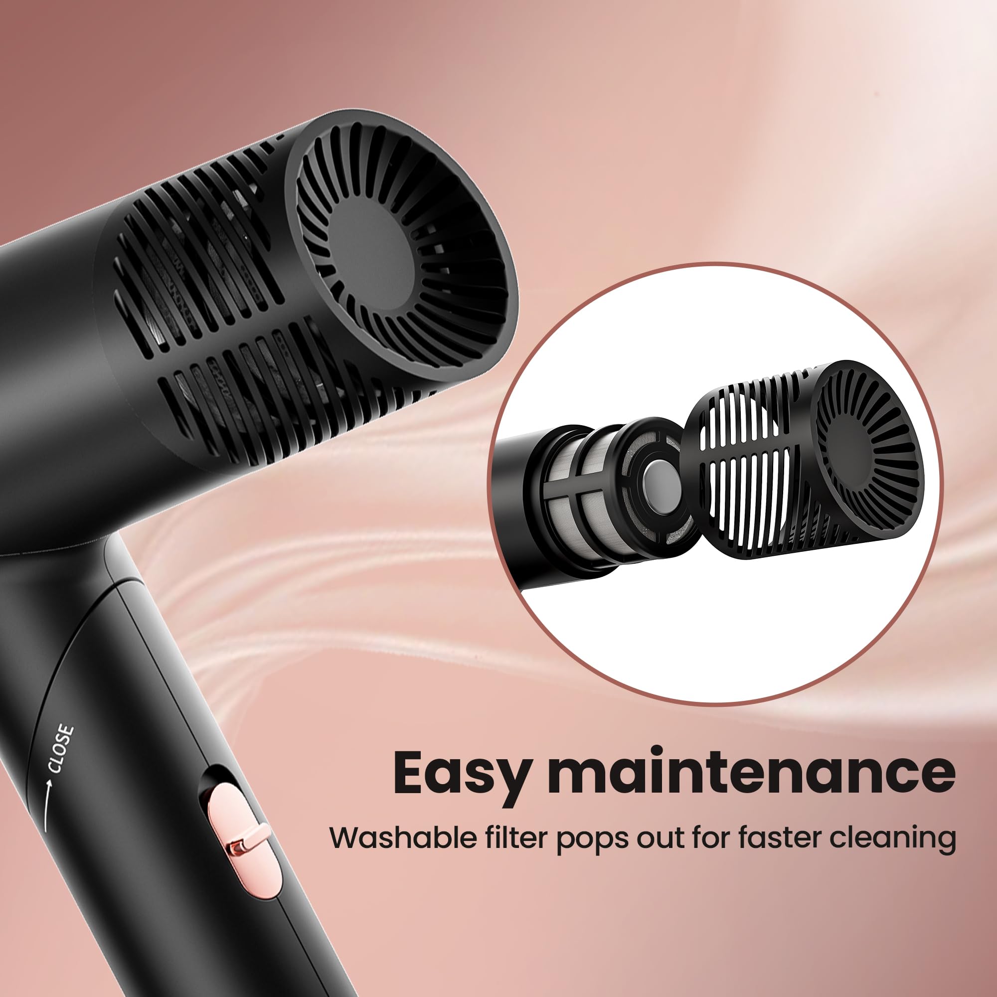 Surfit dermatologist-informed design supports scalp comfort during drying.