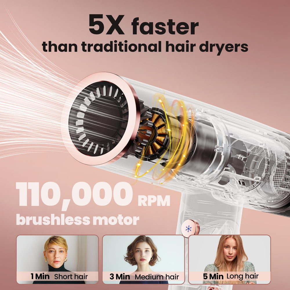 Diffuser-ready setup helps curls and waves flourish.
