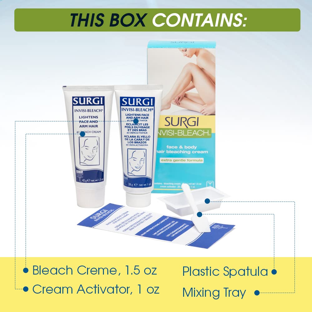 Surgiwax facial hair lightening moment, subtle results over time.