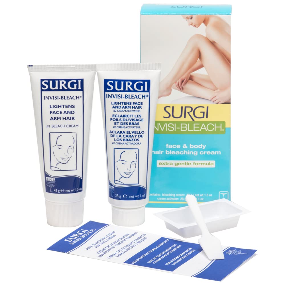 Surgiwax skin tone softening effect after use, less noticeable hair.