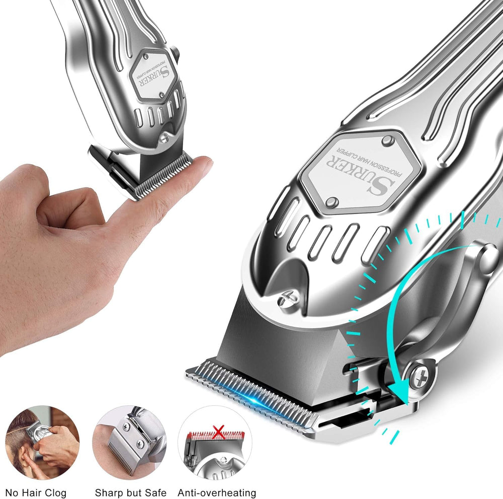 SURKER clipper held with ergonomic, comfortable grip