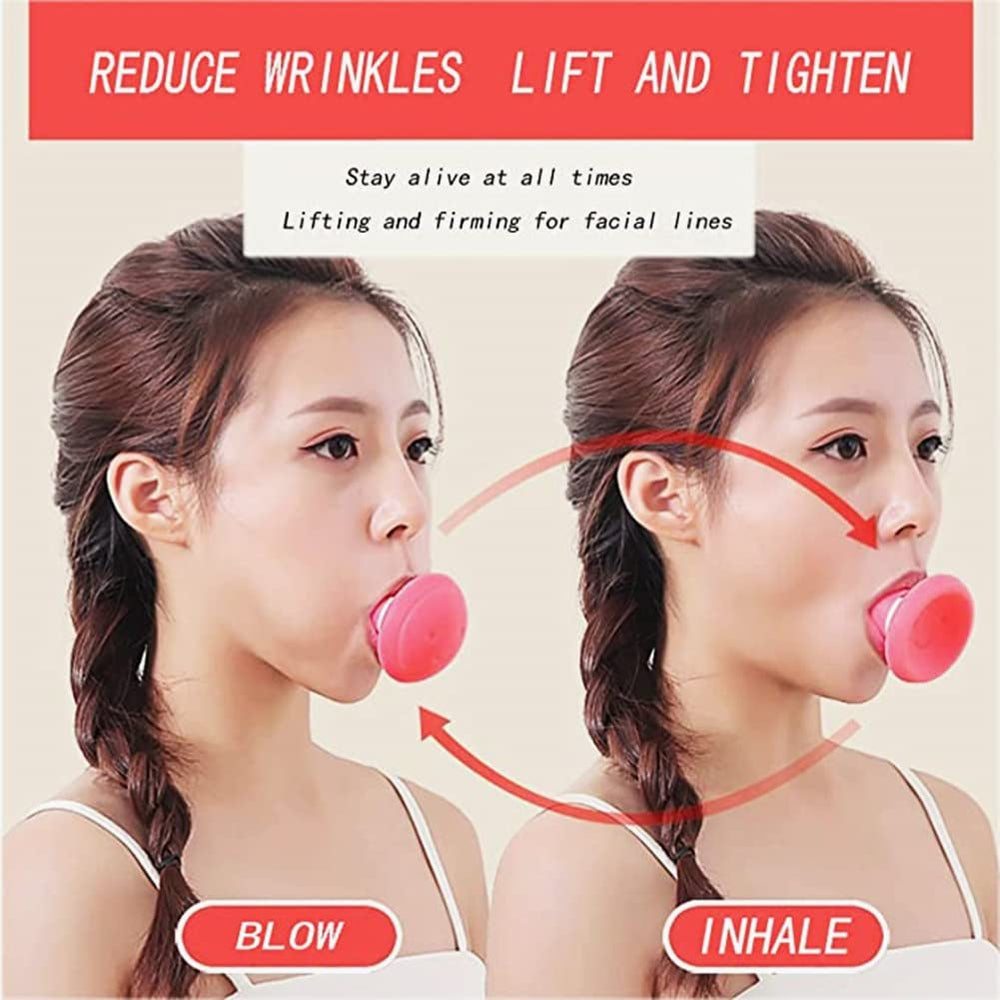 SURORAIN Portable Face Workout in hand, ideal for quick routines anywhere.