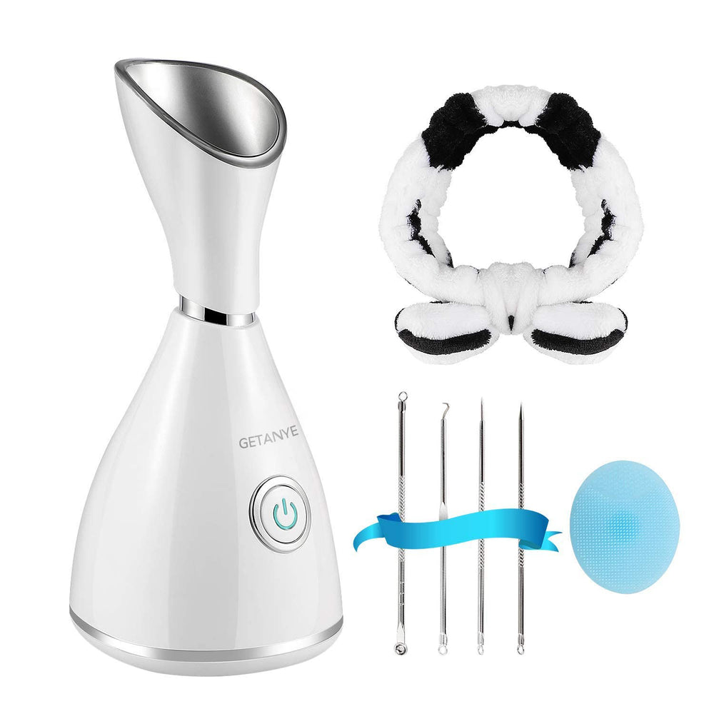 Surwit GETANYE steamer mist close-up for deeper hydration and pore care.