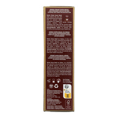 Surya Brasil Henna Cream Chocolate applied to hair for natural color deposit.