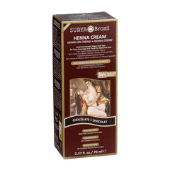 Surya Brasil Henna Cream Chocolate hair after use—smooth and shiny.