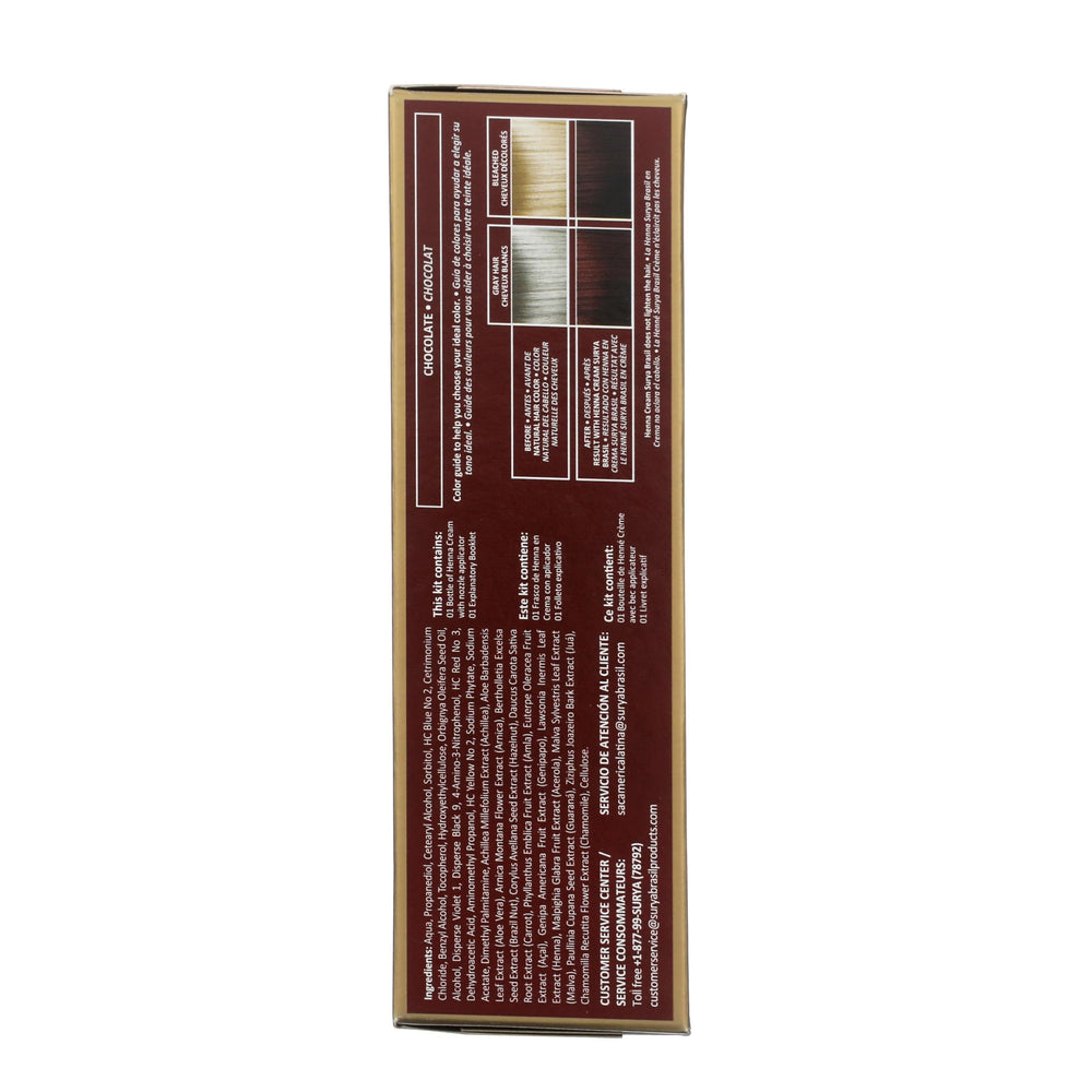 Surya Brasil Henna Cream Chocolate creamy texture for even color.