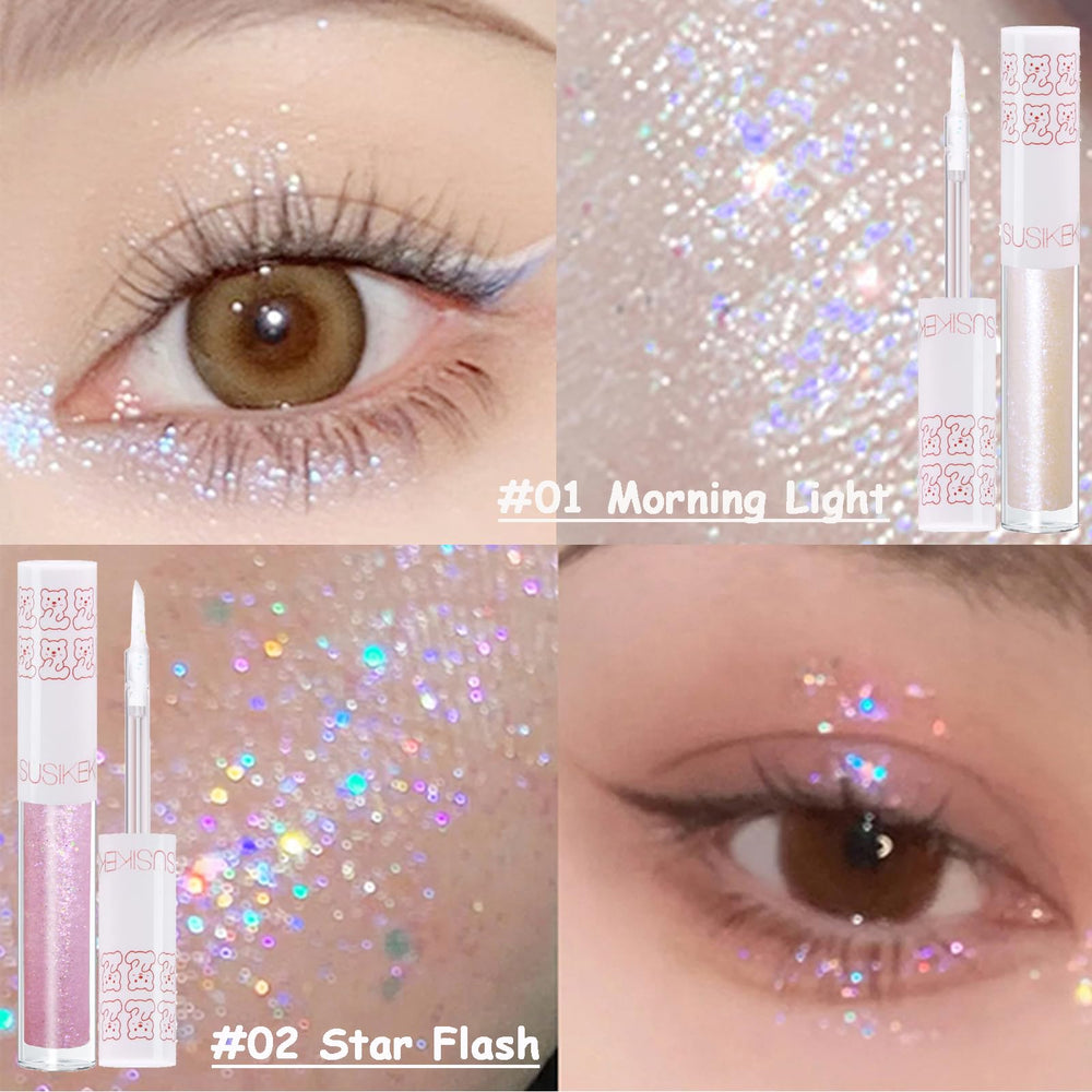 SUSIKEKI Sunset Beach warm glow shimmer across lids for sunset looks