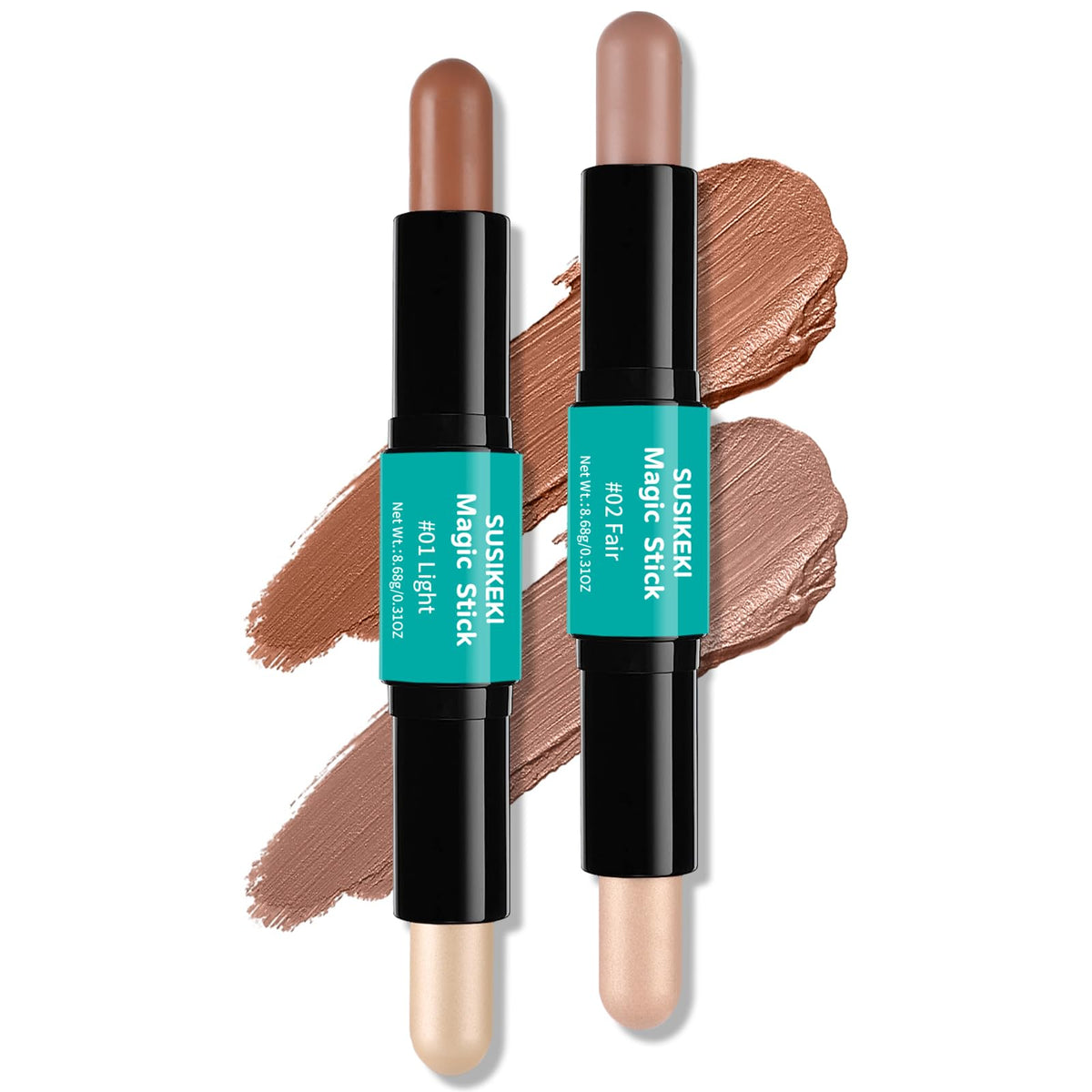 SUSIKEKI Contour Stick Duo tonos bronceador para contorno natural