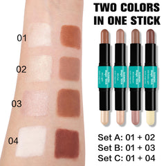 SUSIKEKI Contour Stick duo tonos iluminador para resaltar rasgos