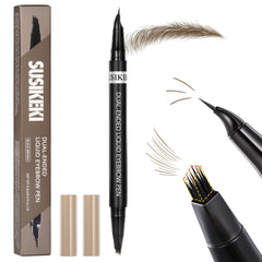 SUSIKEKI lapiz cejas doble extremo para trazos naturales y definición precisa.