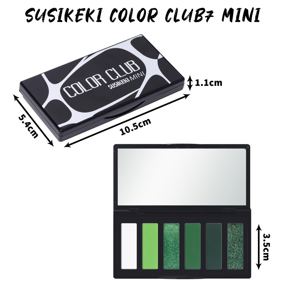 SUSIKEKI Paleta compacta con espejo, ideal para retoques en cualquier lugar