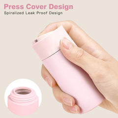 Suteng 80ml travel bottles in a twin pack for portable shampoo and conditioner.