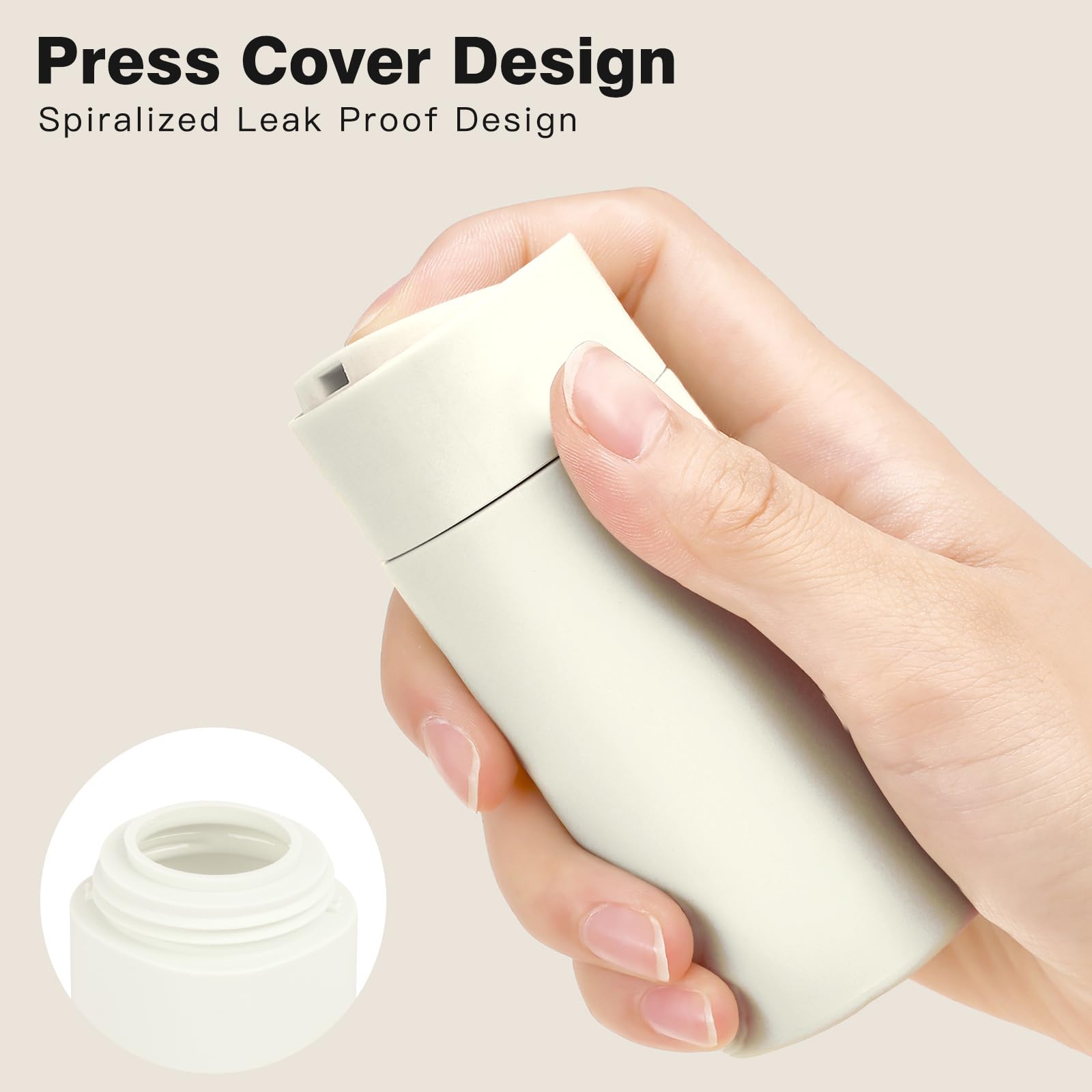 Suteng 80ml bottles cap close-up showing secure leak-proof design.