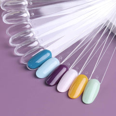 SUTOKAKA acrylic swatch tips with ring system for quick access